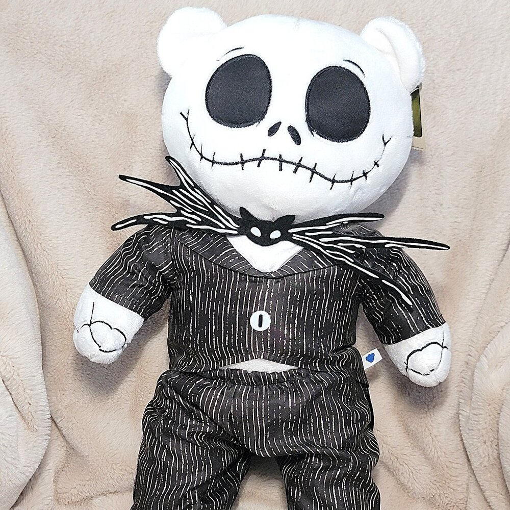 BUILD-A-BEAR Nightmare Before Christmas Jack Skellington Plush W Outfit BAB Rare